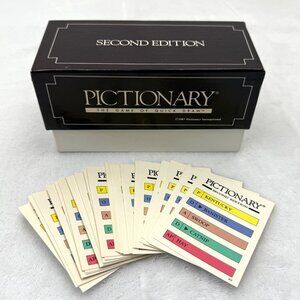 Vintage 1987 Pictionary Drawing Game Second Edition Card Set 100% Complete